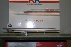 JC Wings 1:200 American Airlines Concorde N191AA (FX2001) Die-Cast Model Plane - Picture 1 of 10