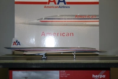 JC Wings 1:200 American Airlines Concorde N191AA (FX2001) Die-Cast Model Plane - Image 1 of 4