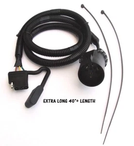 ARNÉS DE CABLEADO REMOLQUE ESCALADE 7 VÍAS a 4 vías ADAPTADOR DE REMOLQUE PLANO 40" conector enchufe - Imagen 1 de 4