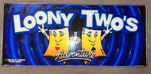 Máquina tragamonedas de vidrio Loony Two's 96-09115 1996 Best Bet Products - Imagen 1 de 5
