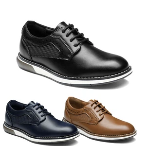 Kids Boys Oxford Shoes Formal Dress Shoes Casual Shoes Lace up Shoes Comfort - Picture 1 of 25
