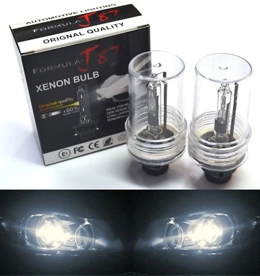 HID Xenon D2R Two Bulbs Head Light 4300K Stock Bi-Xenon Replace Lamp Low Beam - Image 1 of 4