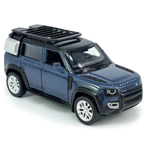 1:43 Land Rover Defender 110 Model Car Diecast Toy Cars Boys Toys for Kids Blue - Picture 1 of 12