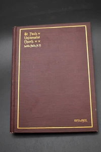 1901 History of St. Paul's Universalist Church, Little Falls, NY, 1851-1901 - Picture 1 of 16