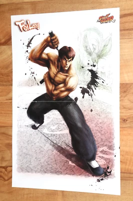 Street Fighter Fei Long Very Rare Small Poster 42x28cm - Image 1 of 2