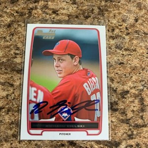 Richard Bielski Signed 2012 Bowman Draft Rc Auto Philadelphia Phillies 