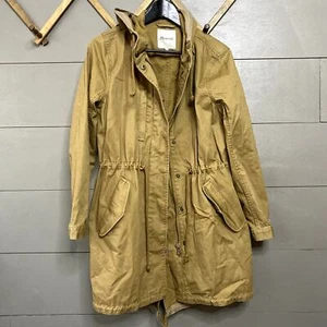 Madewell Fishtail Anorak Hooded Jacket Classic Desert Tan Women's Size S - Picture 1 of 3