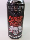 Craft BEER Empty Can ~ BLACK RAVEN Brewing Cemetery Souls IPA ~ Woodinville, WA