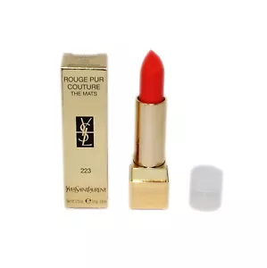 YSL ROUGE PUR COUTURE THE MATS 3.8G #223-CORAIL ANTI-MAINSTREAM (T-YSL71008) - Picture 1 of 1