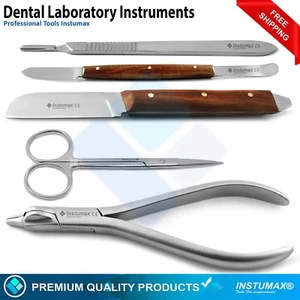 5-Pcs Dental Laboratory Waxing Instruments Kit Universal Plier Plaster - Picture 1 of 6
