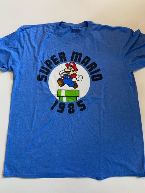 Camiseta Super Mario Bros manga curta preta, Nintendo