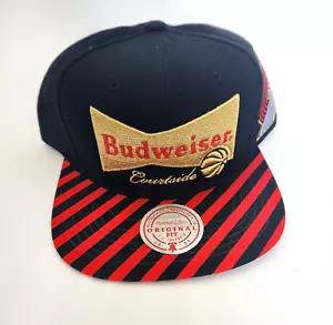 Budweiser Courtside Mitchell & Ness Portland Trail Blazers SnapBack Hat Cap NBA - Picture 1 of 6
