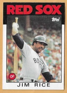 JIM RICE BOSTON RED SOX #320 - TOPPS NM-MT 1986 - Picture 1 of 2