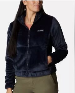 Columbia Sportswear Fireside Fleece Jacket-Full Zip in Nocturnal Size 1X NWT