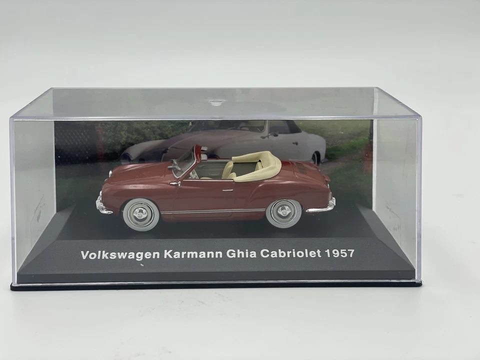 DIE CAST 1/43 " VOLKSWAGEN KARMANN GHIA CABRIOLET - 1957 " ALTAYA - Immagine 1 di 1