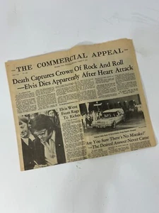 Periódico de la muerte Elvis Presley - EL ATRACTIVO COMERCIAL 17 de agosto de 1977 - 12 páginas - Imagen 1 de 5
