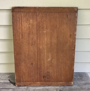 Antikes frühes primitives Holz Schneiden Brotbrett verbundene Enden 21" Patina B - Bild 1 von 21