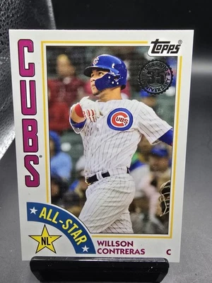 2019 Topps 1984 Baseball All-Stars Willson Contreras Chicago Cubs #84AS-WC - Image 1 of 2