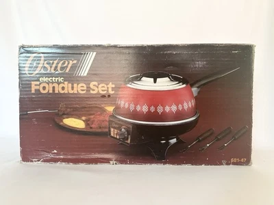 Olla de fondue eléctrica vintage Oster nueva en caja Foto 1 de 4