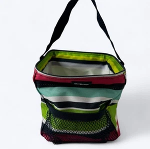 Thirty One Littles Carry All Caddy Preppy Pop Mini Utility Tote Striped - Picture 1 of 15