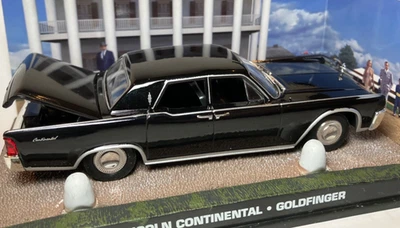 James Bond Car Collection - Goldfinger - Lincoln Continental - Universal Hobbies - Image 1 of 4