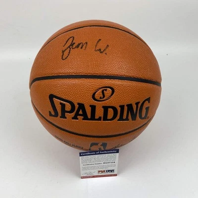 Autographed/Signed ZION WILLIAMSON Full Size FS Spalding Basketball PSA/DNA COA - Image 1 of 2