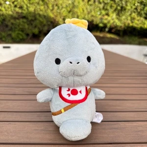 Riot Games Manatee Plush Stuffed Animal Toy Gray Yellow Bib Collectible Cute - Picture 1 of 9