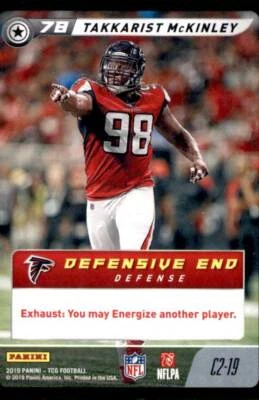 2019 Panini NFL Five Common #C2-19 Takkarist McKinley Atlanta Falcons - Image 1 of 2