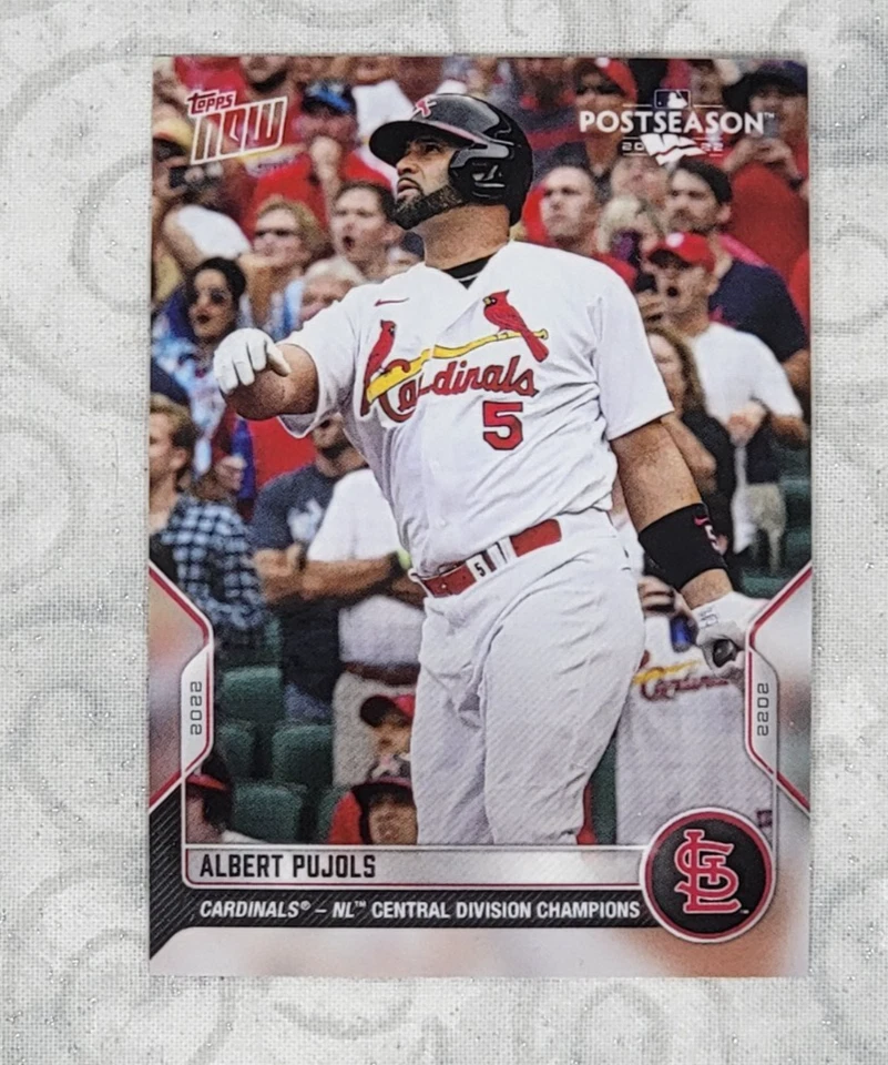 2022 Topps Now - Post Season Albert Pujols #PS-61 /980 - Image 1 of 2