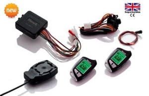 ALARMAS E INMOVILIZADOR ARRANQUE REMOTO PARA MOTOCICLETA HAWK LCD 2 VÍAS - Imagen 1 de 1