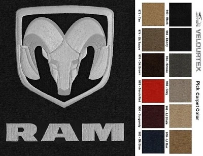 Lloyd Mats Velourtex Dodge Ram Head Double Logo Front Floor Mats (1994-2010) Foto 1 de 4