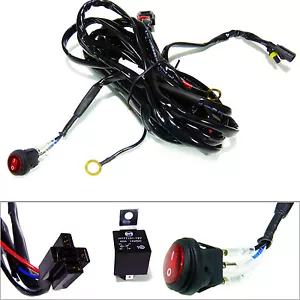 Kit de relé de fusible arnés de cableado barra de luz LED de trabajo todoterreno 40 amperios 12 V interruptor de encendido y apagado - Imagen 1 de 7