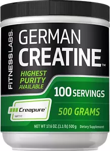 Fitness Labs German Creatine Monohydrate Powder | 1,1 lb | Creapure Fitness S... - Bild 1 von 6