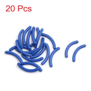 20 Pcs Blue Soft Rubber Cosmetic Makeup Eyelash Curler Refill Pads for Ladies - Picture 1 of 2