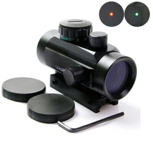 1 x 40 Reflex Red Green Dot Sight Scope for 11mm/20mm Rail Mount Hunting Rifle - Picture 1 of 6