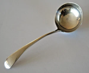 ANTIQUE STERLING SILVER CREAM SAUCE LADLE H/M 1915 JAMES DIXON 24 gms #21 - Bild 1 von 4
