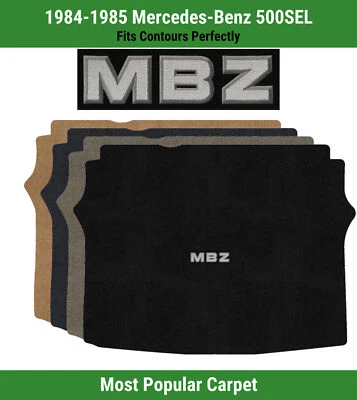 Alfombra de maletero Lloyd Ultimat para Mercedes-Benz 500SEL 84-85 con apliques MBZ Foto 1 de 4