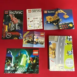 Lote De Colección LEGO Instrucciones Surtidas Folletos Técnica Póster Piratas Carretera - Imagen 1 de 8