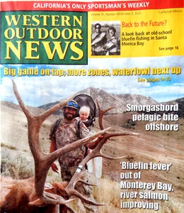 WESTERN OUTDOOR NEWS Newspaper SPORTSMAN MAGAZINE Oct. 7, 2022 FISHING Hunting - Picture 1 of 12
