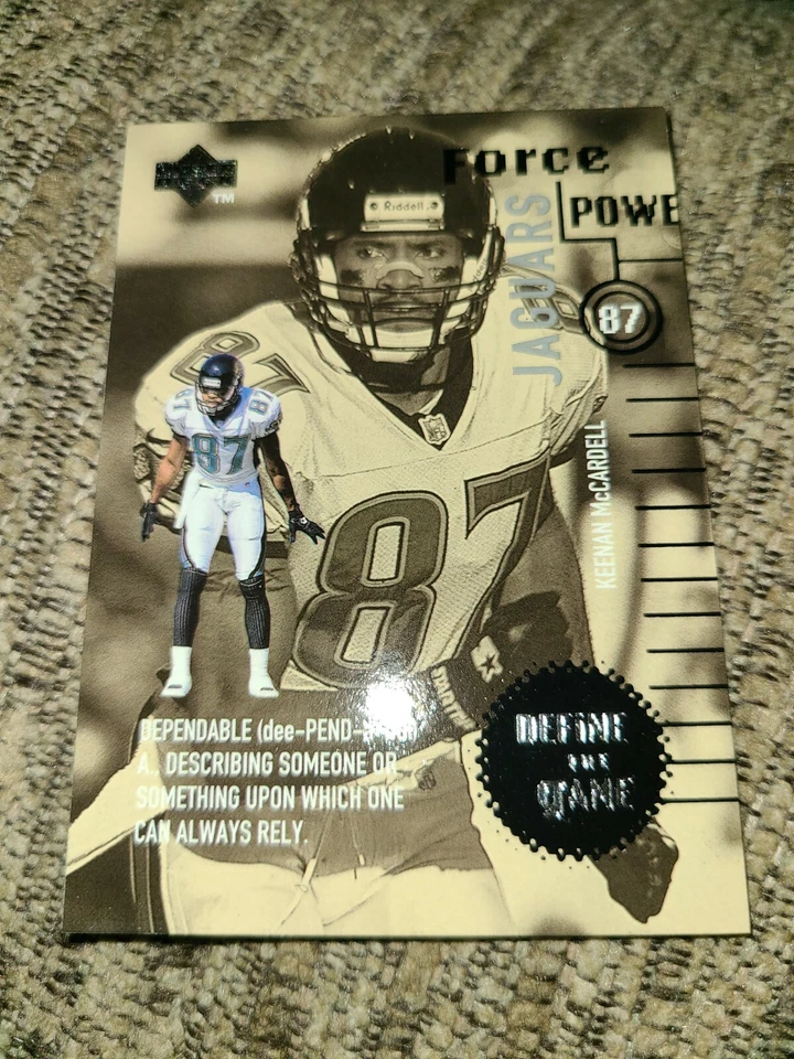 Keenan McCardell 1998 Upperdeck Define The Game Football Card DG30 Jaguars  - Image 1 of 4