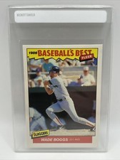 1986 Fleer Baseball's Best Wade Boggs Baseball Card #2 NM-MT FREE SHIPPING