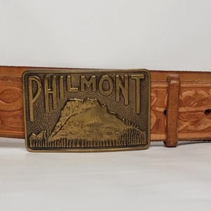 Vintage Philmont Boy Scouts of America BSA verzierter Gürtel & Schnalle Cimarron fast neuwertig 32 - Bild 1 von 10
