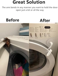 Front Load Washer Door Prop, Magnetic Washing Machine Door Holder, Keep Washe... - Picture 1 of 12