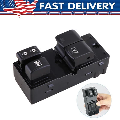 Power Window Master Switch For 2012 2021 Nissan NV1500 NV2500 NV3500 25401-1PA0C - Imagem 1 de 4