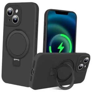 Phone Case for iPhone 14 6.1 inches, Magnetic Invisible For iPhone 14 Black - Picture 1 of 7