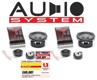 Audio System X100 EVO2  10cm Komponentensystem 2 x 130 Watt - Bild 1 von 4