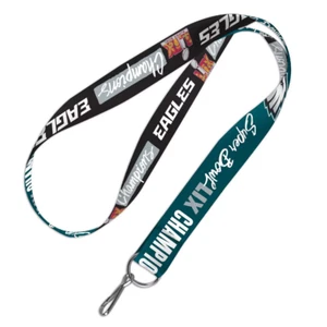 Llavero Philadelphia Eagles Super Bowl LIX Champion's Lanyard 1 pulgada - Imagen 1 de 1