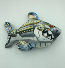 Robot Mechanical Robotic Fish Shark Plush Stuffed Animal B1