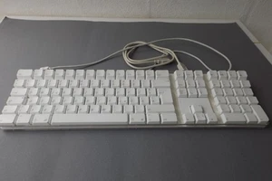 Apple Keyboard USB Tastatur QWERTZ A1048 Weiß, RETRO, Designklassiker DEUTSCH - Bild 1 von 9