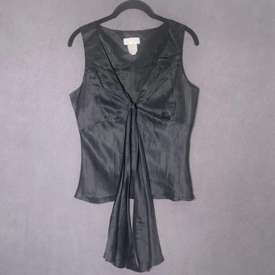 Camiseta sin mangas Austin Reed para mujer 6 Y2K Vamp Whimsigoth Witchy Coquette Fairy 100 % seda Foto 1 de 4